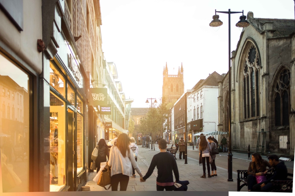 university of worcester students town