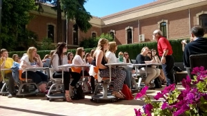 universidad nebrija madrid campus study abroad students