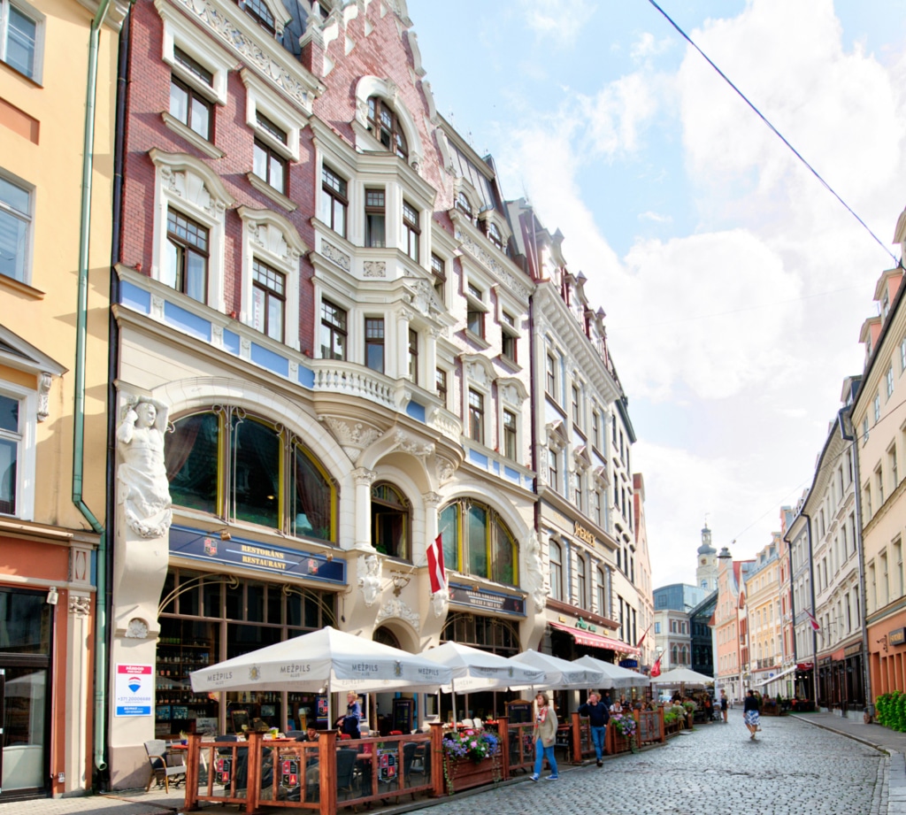 riga latvia old town