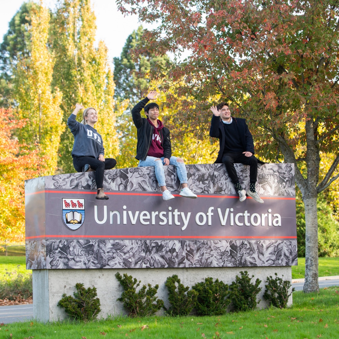 university of victoria students on campus