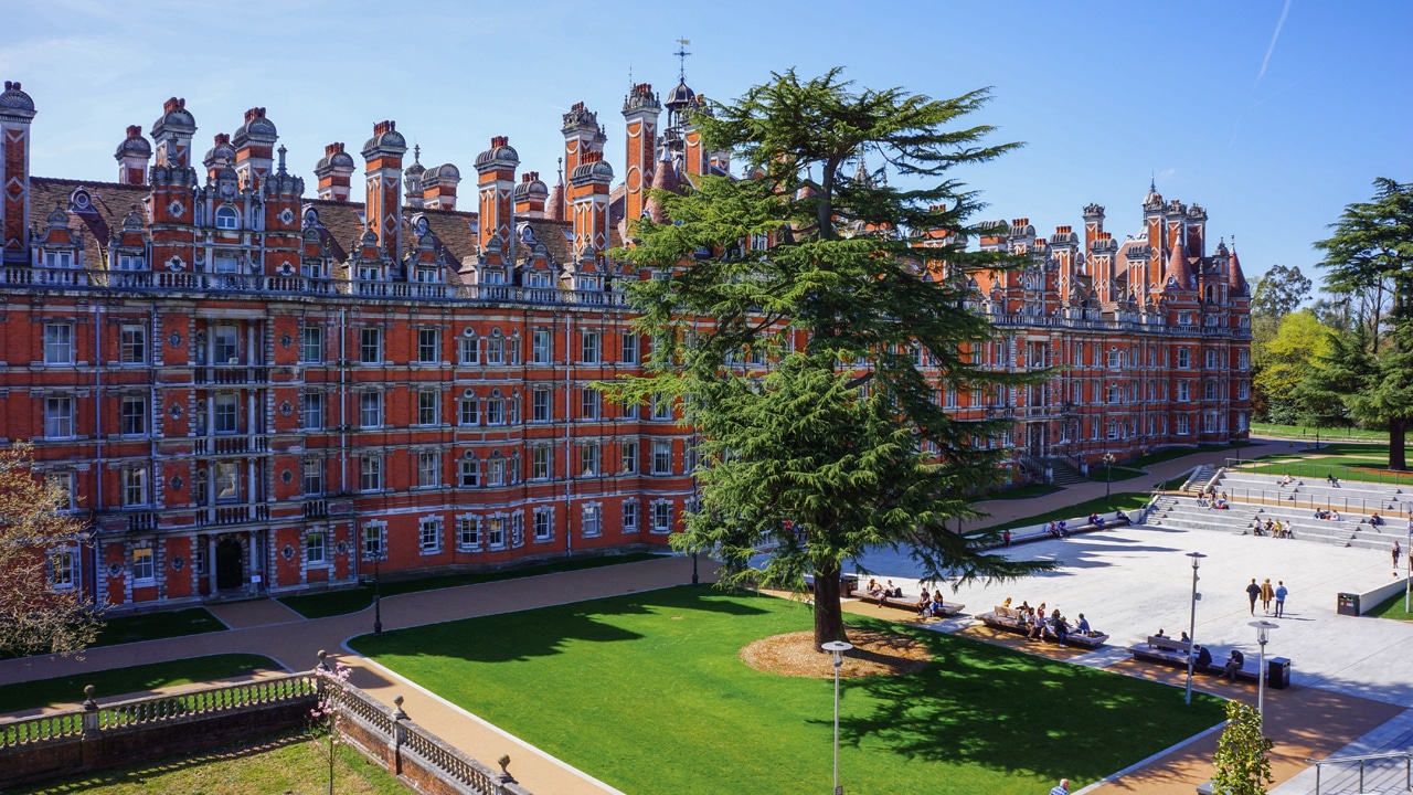 royal holloway university campus main building