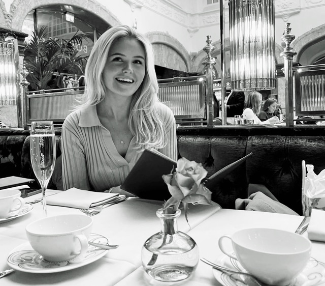 alexandra studerar design i italien