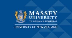 massey university nya zeeland logo