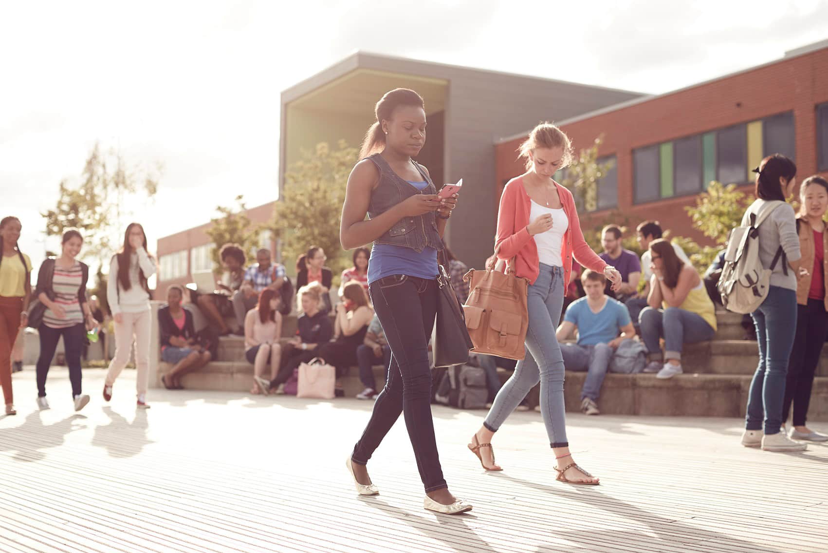 university of sunderland campus students